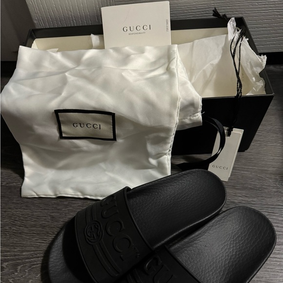 Authentic Gucci Slides - Picture 2 of 4